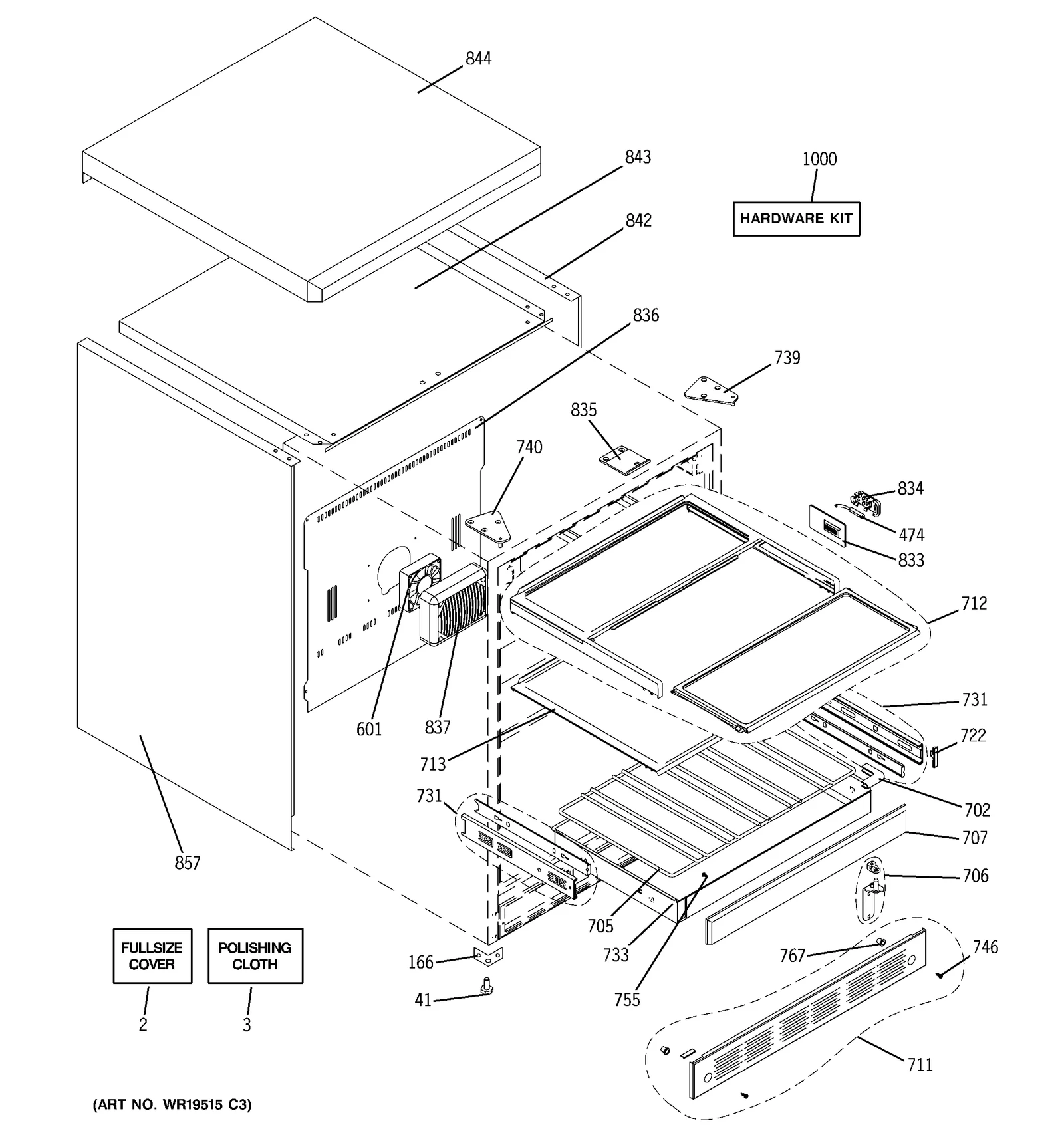 Shelf Retractable