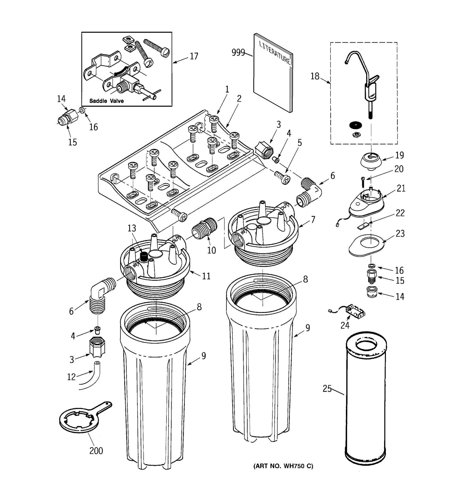 Single Stage Drinking Water Replacement Filter