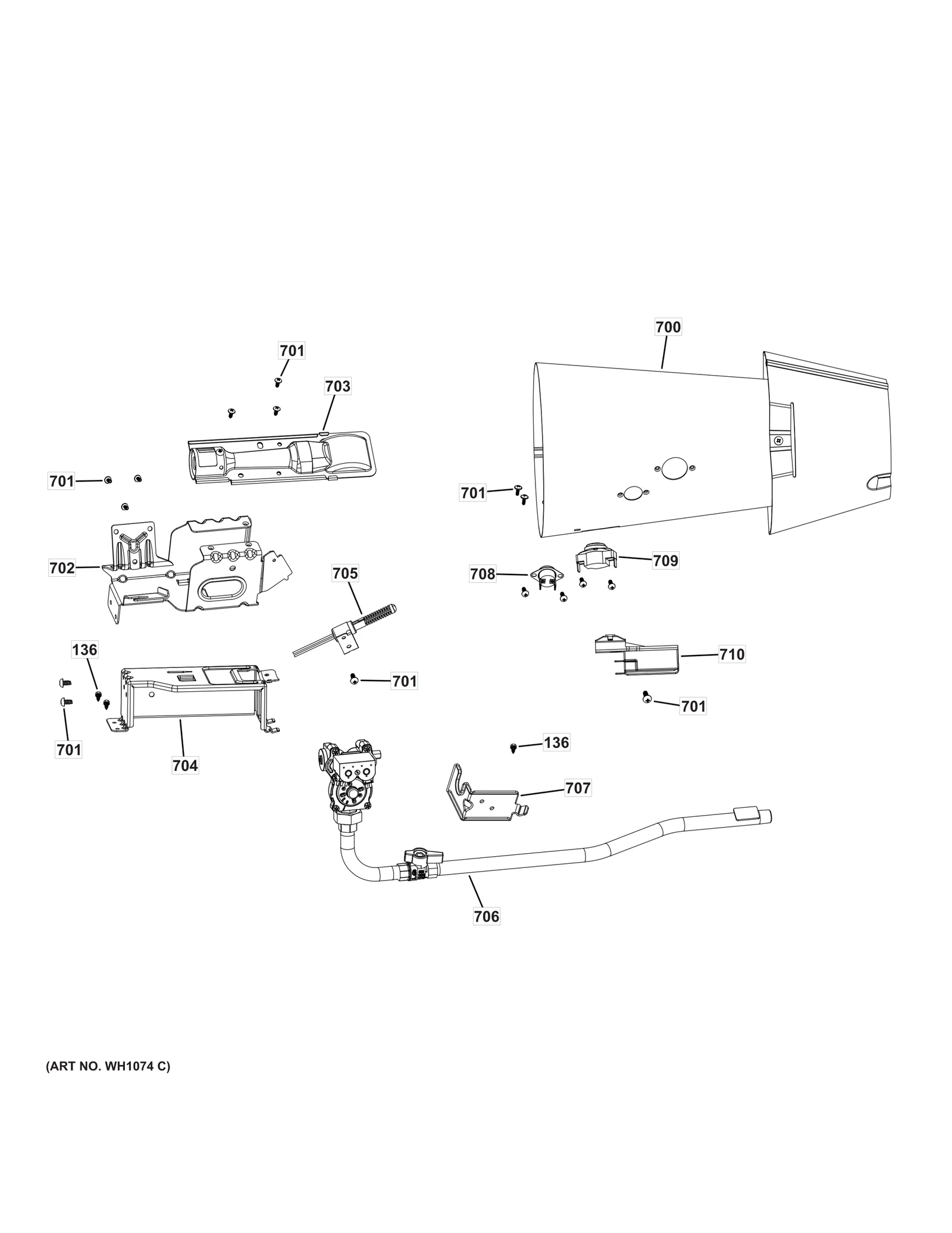 Gas Valve Fl Comm Dryer
