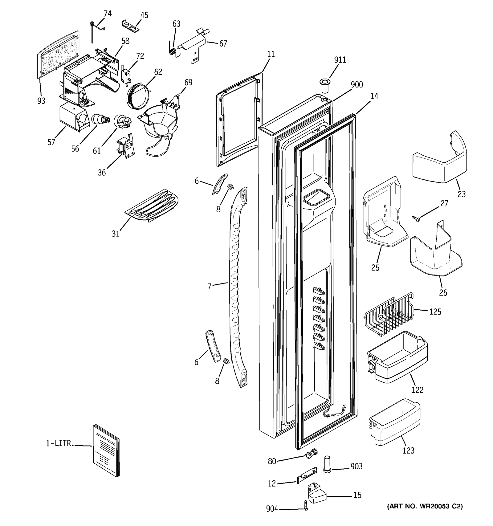 Door Foam Assembly