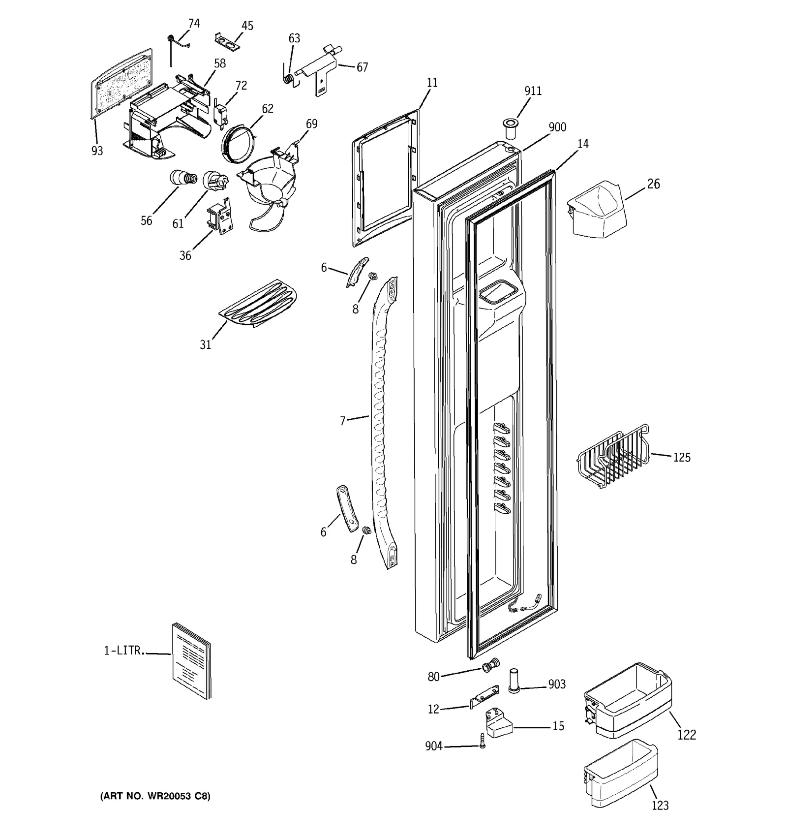 Door Foam Assembly