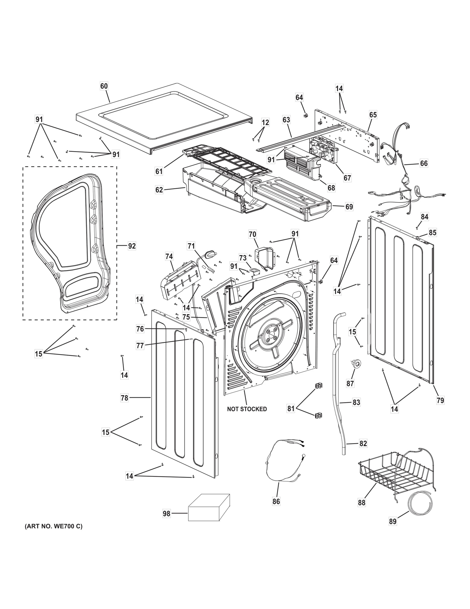 Condenser Housing Drain Tube
