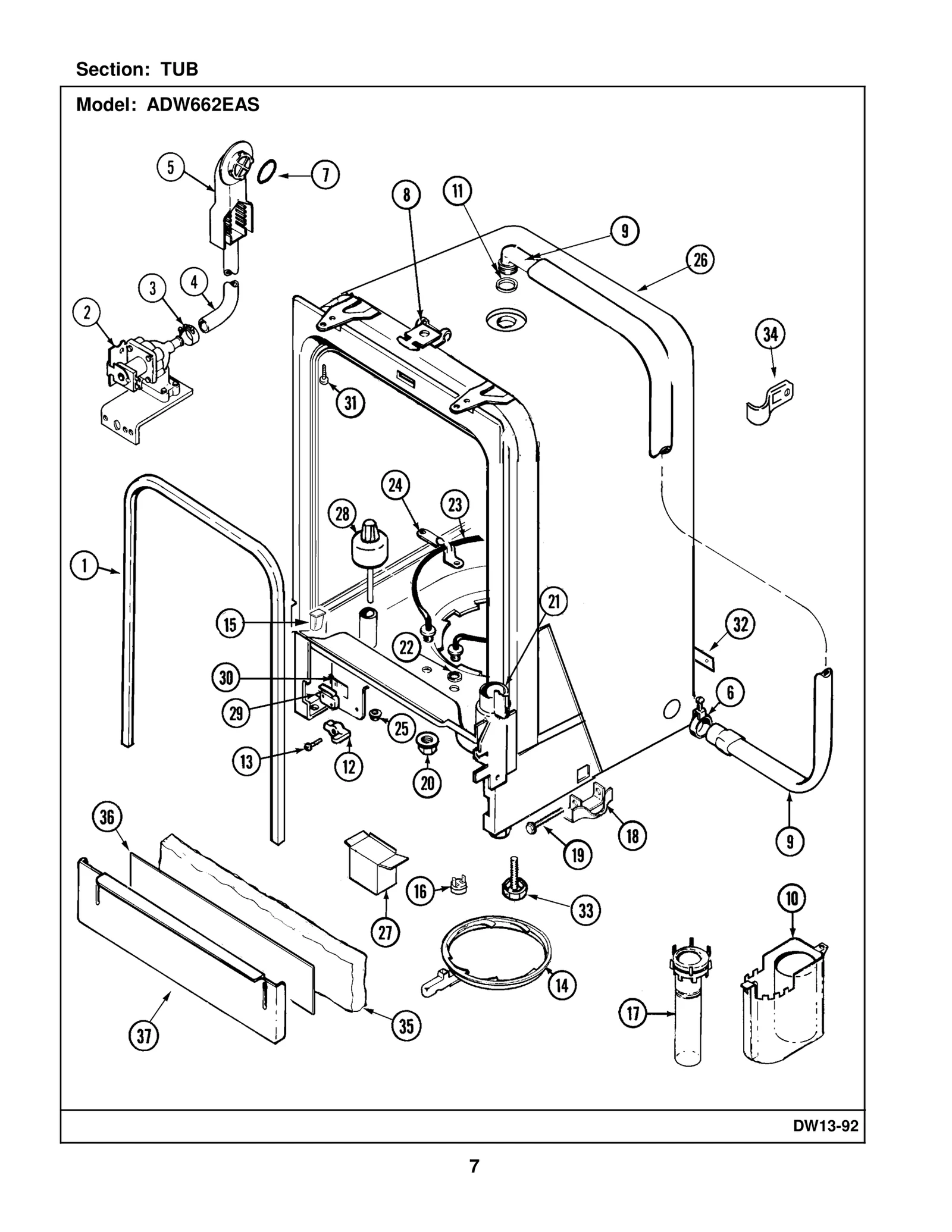 Short Insulation Tub