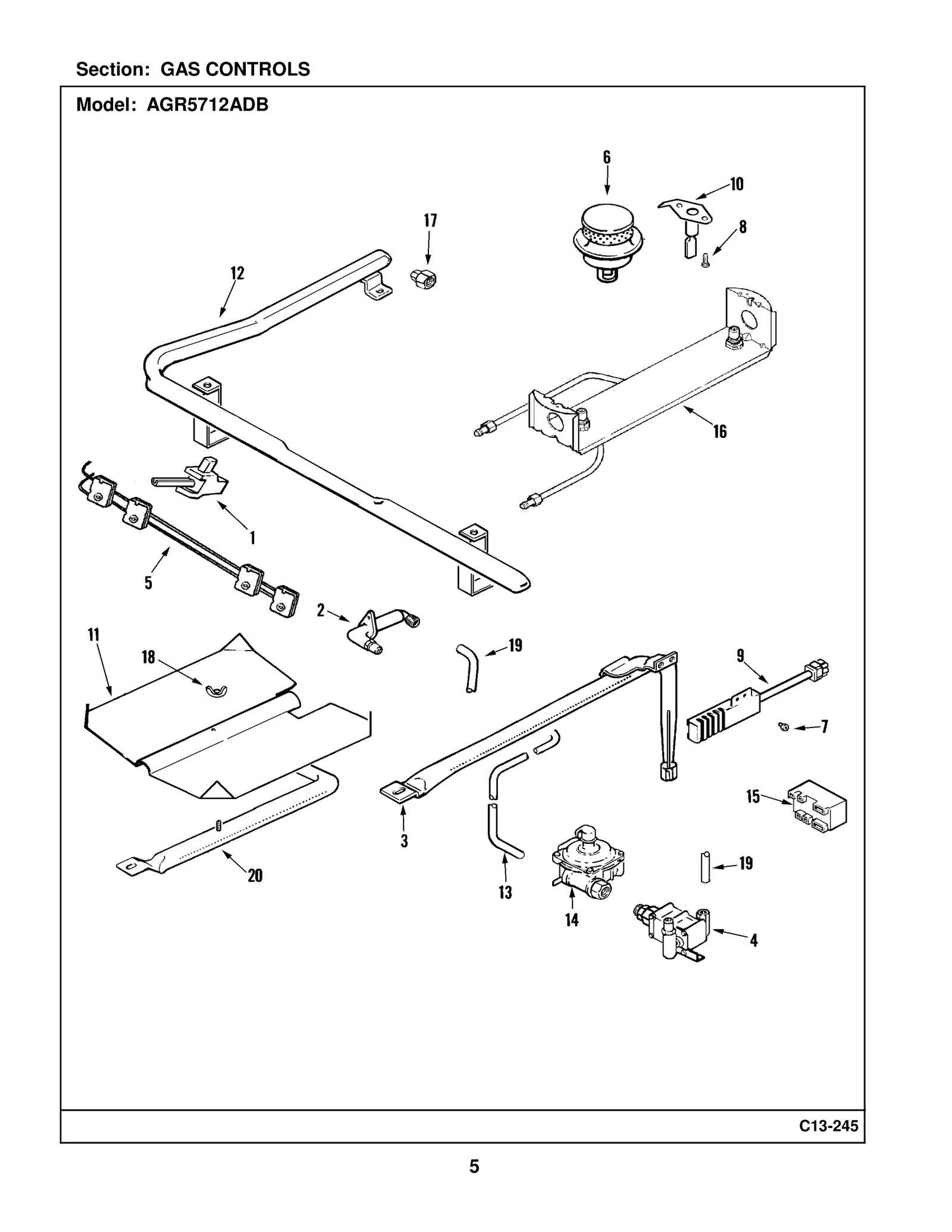 60 Orifice and Tube Assembly Right Side