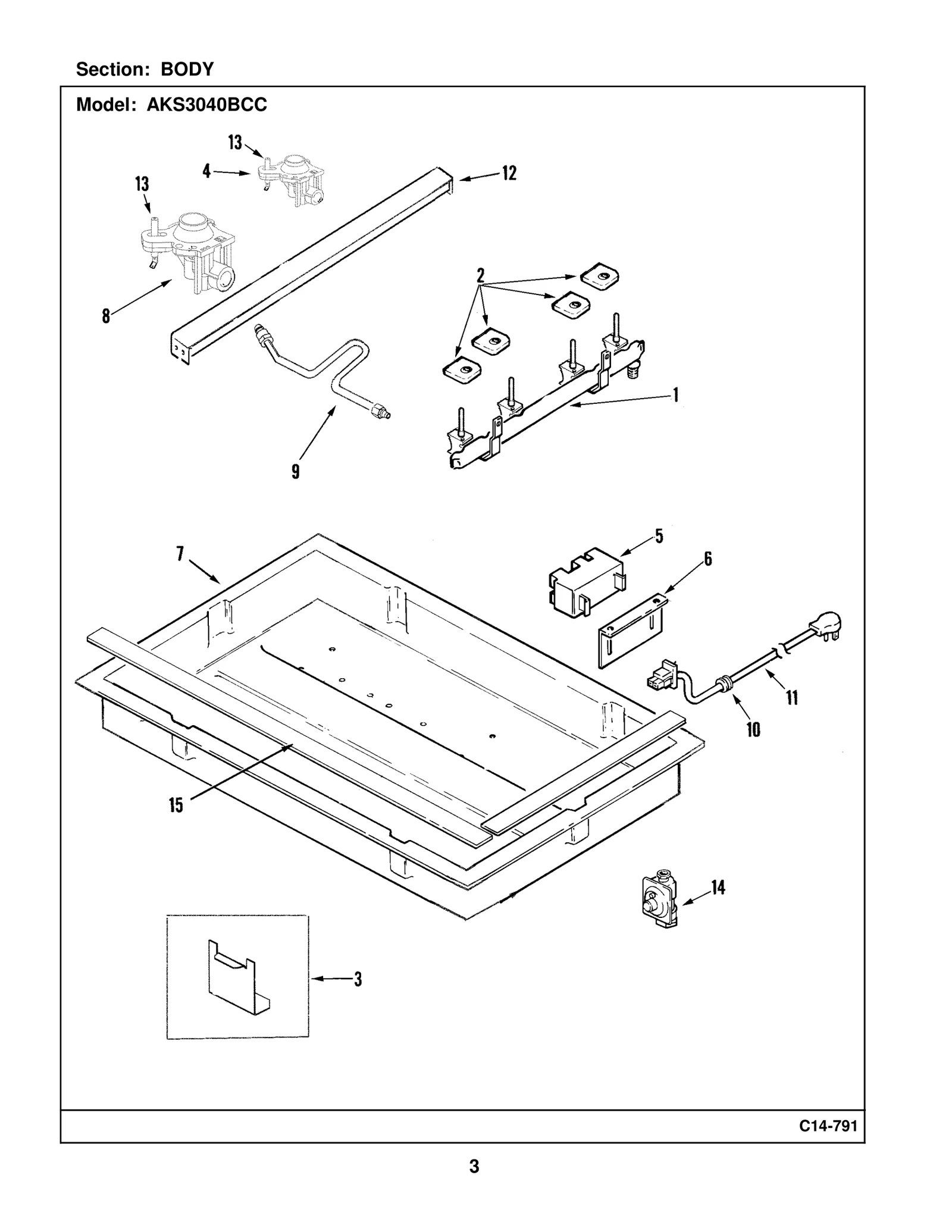 Surface Burner Valve