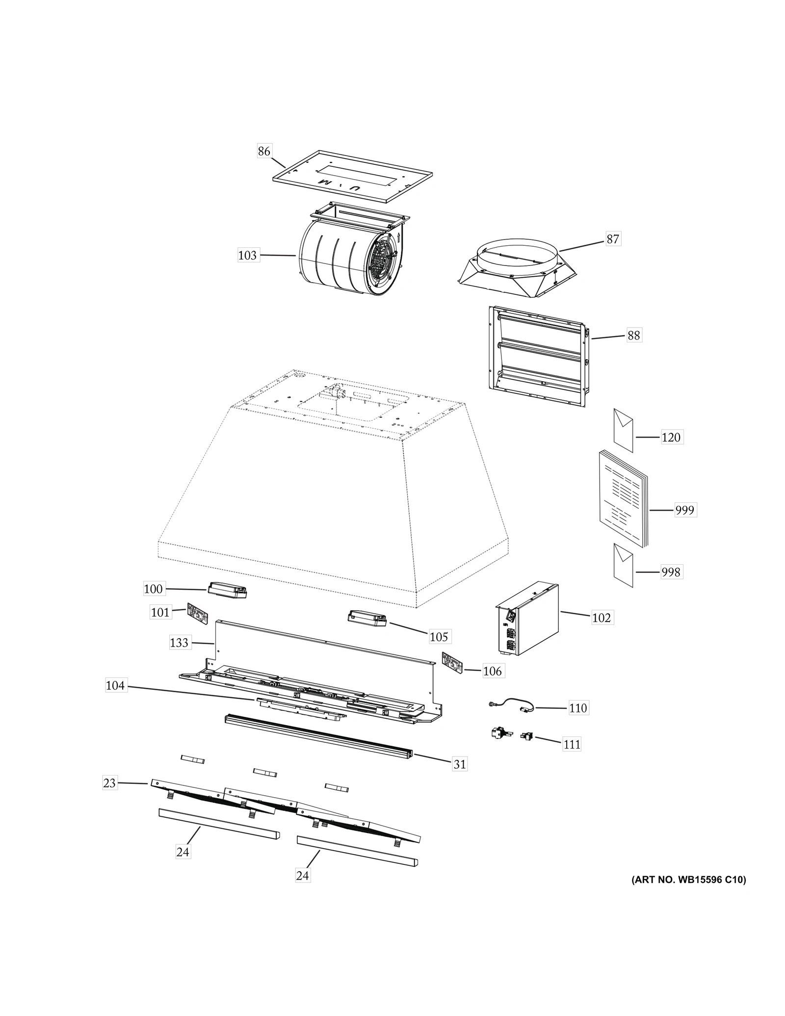 Hood Light Support
