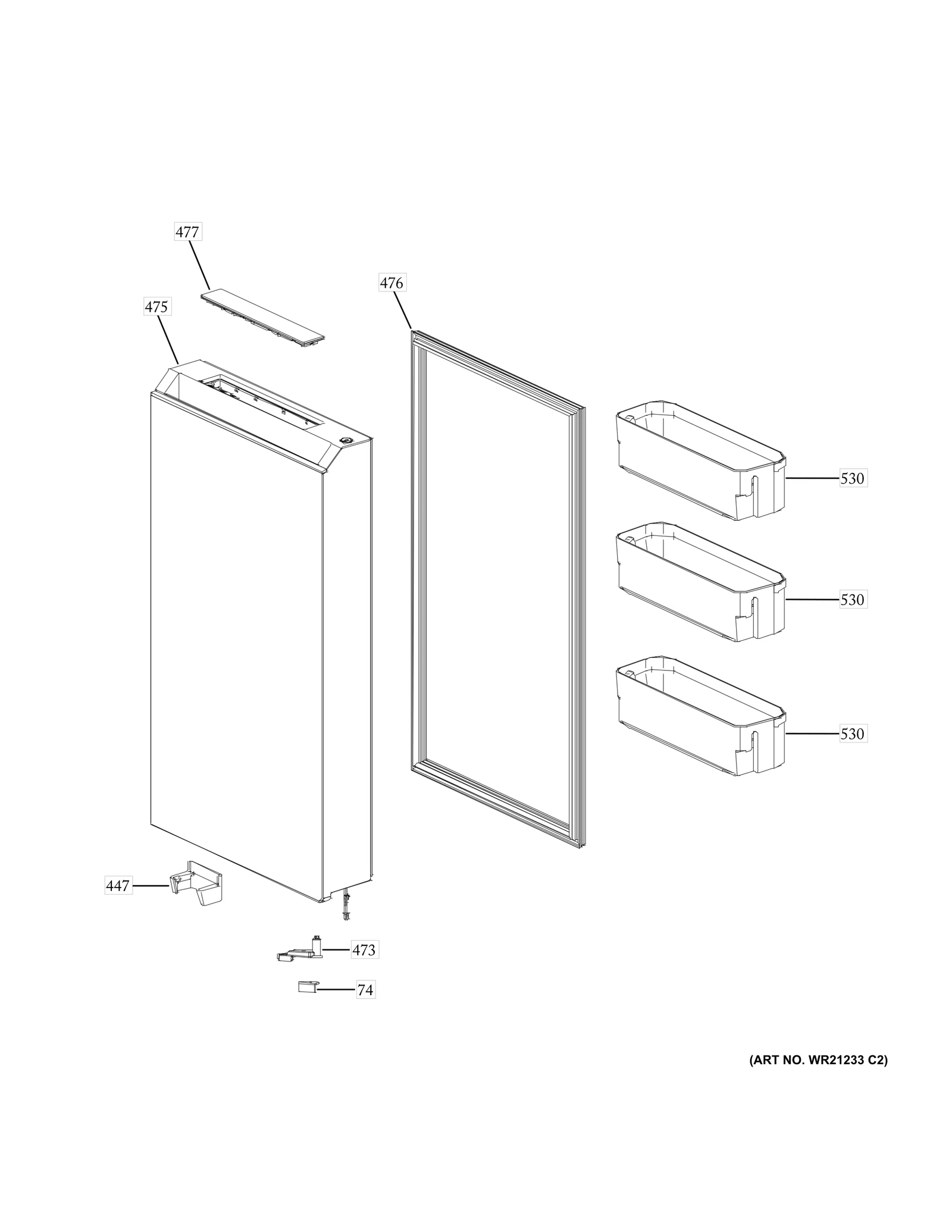 Glass Convertible Door