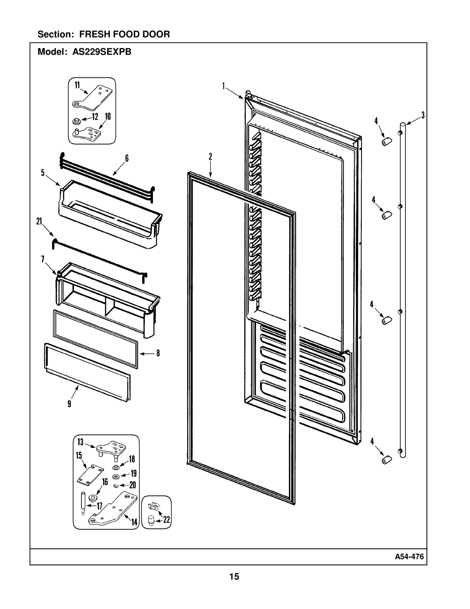 Lower Hinge Bushing Assembly