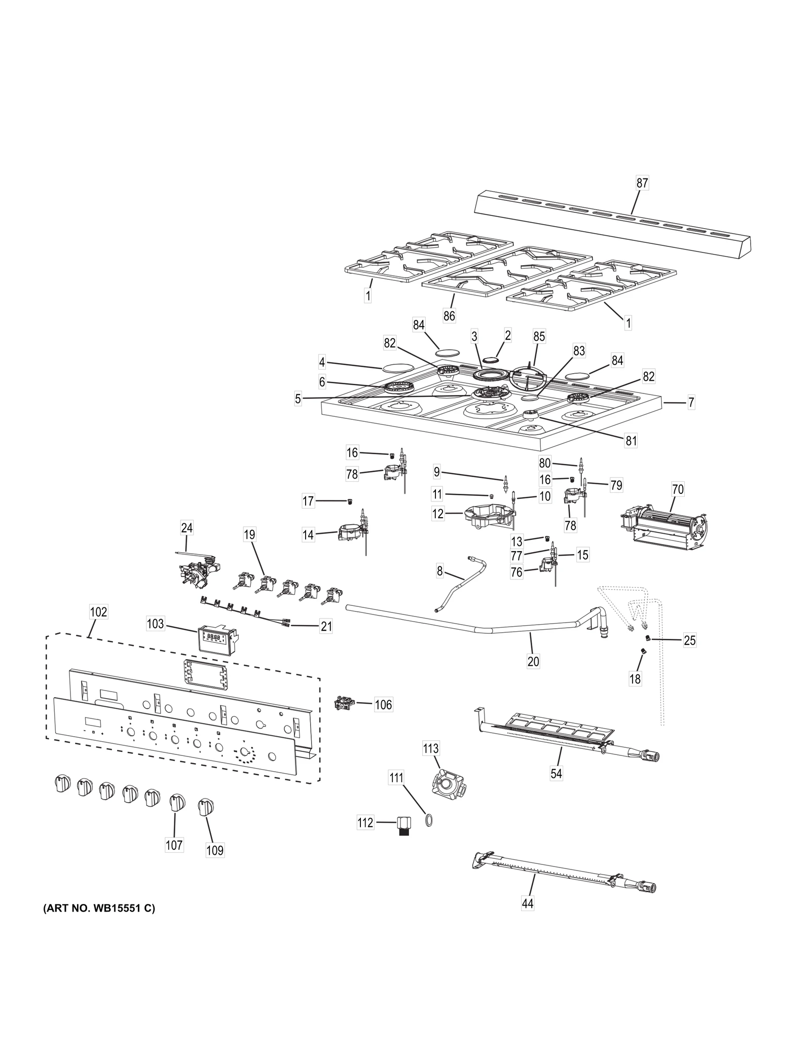 Burner Supply Tube