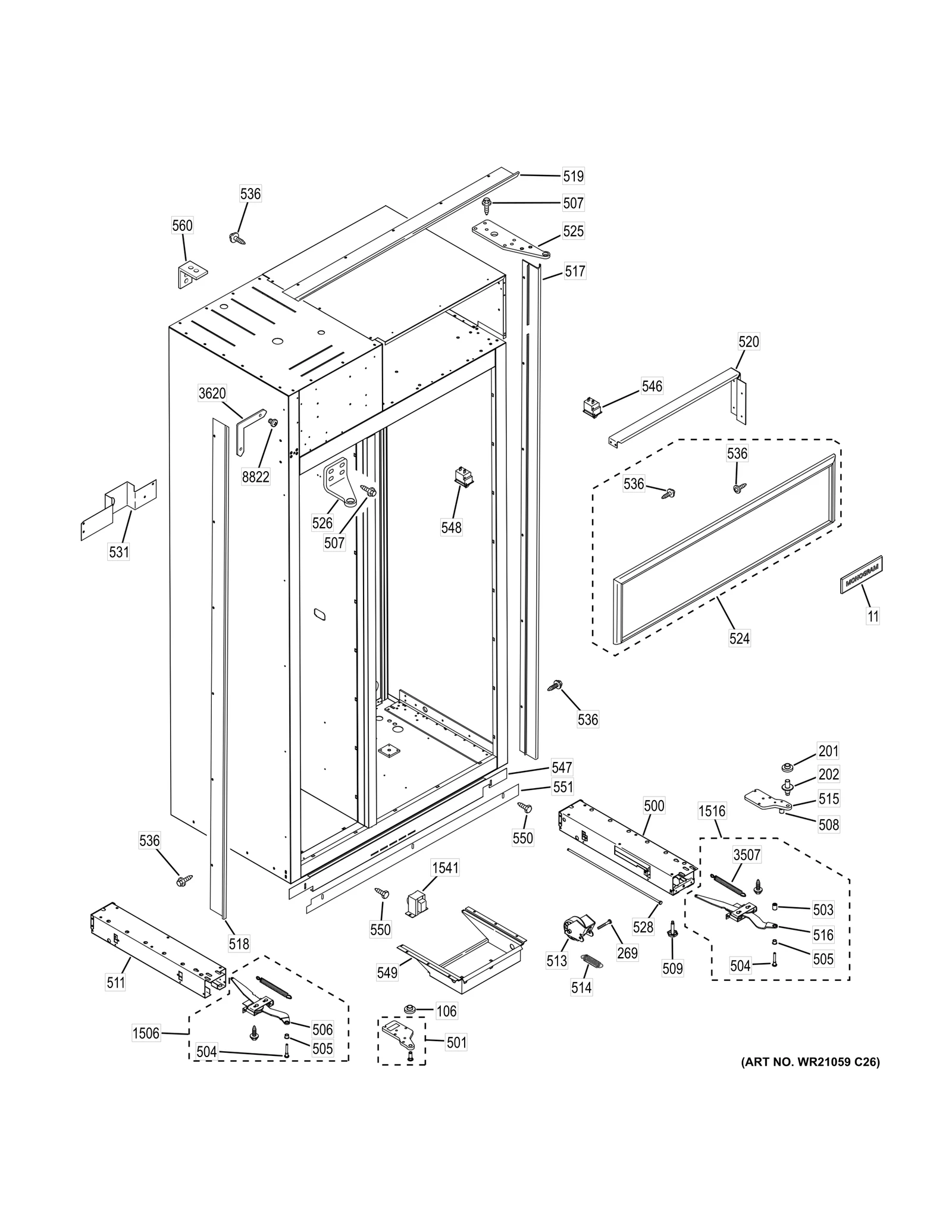 Chin Grille Assembly