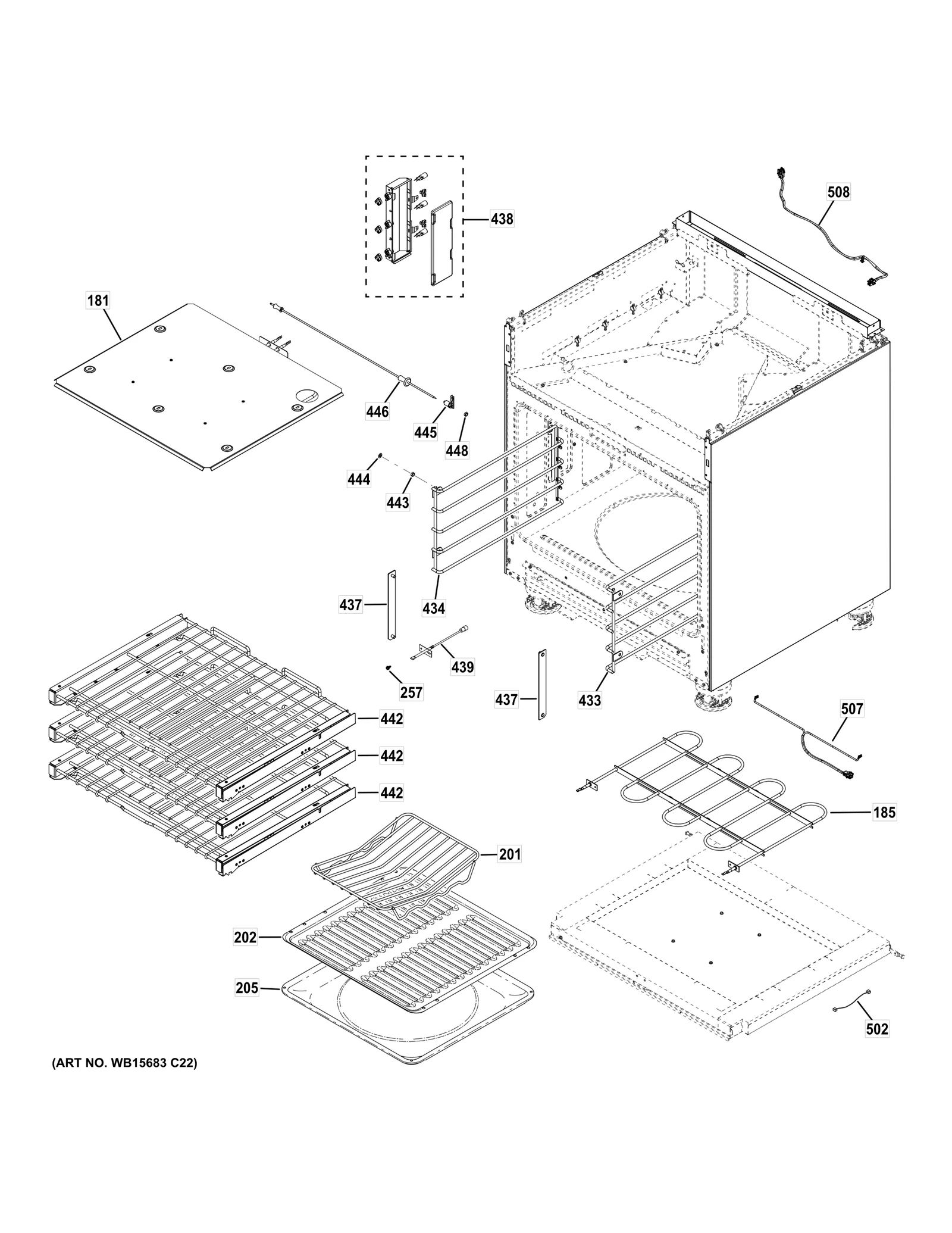 Broil Element and Reflector
