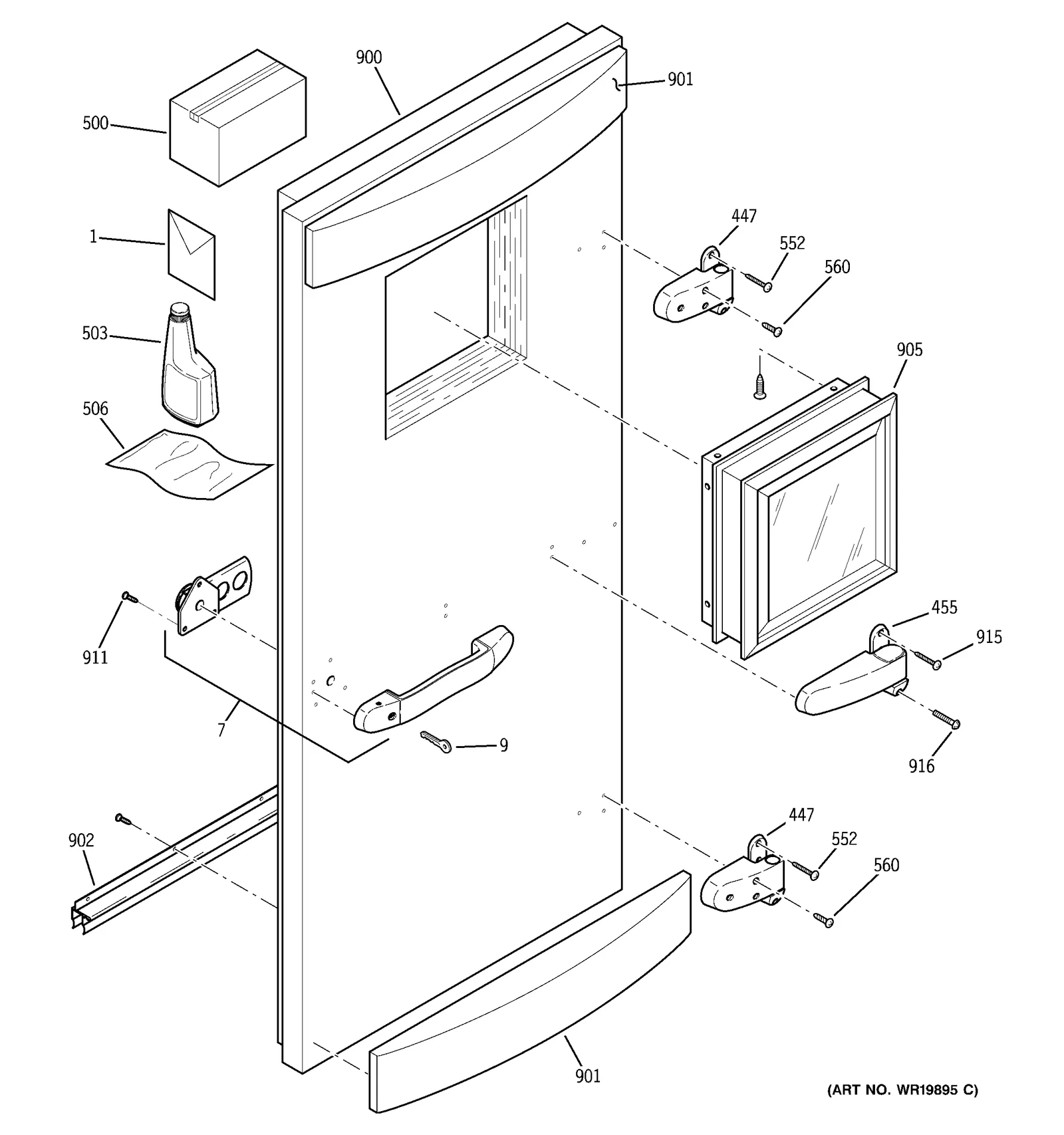 Door with Gasket