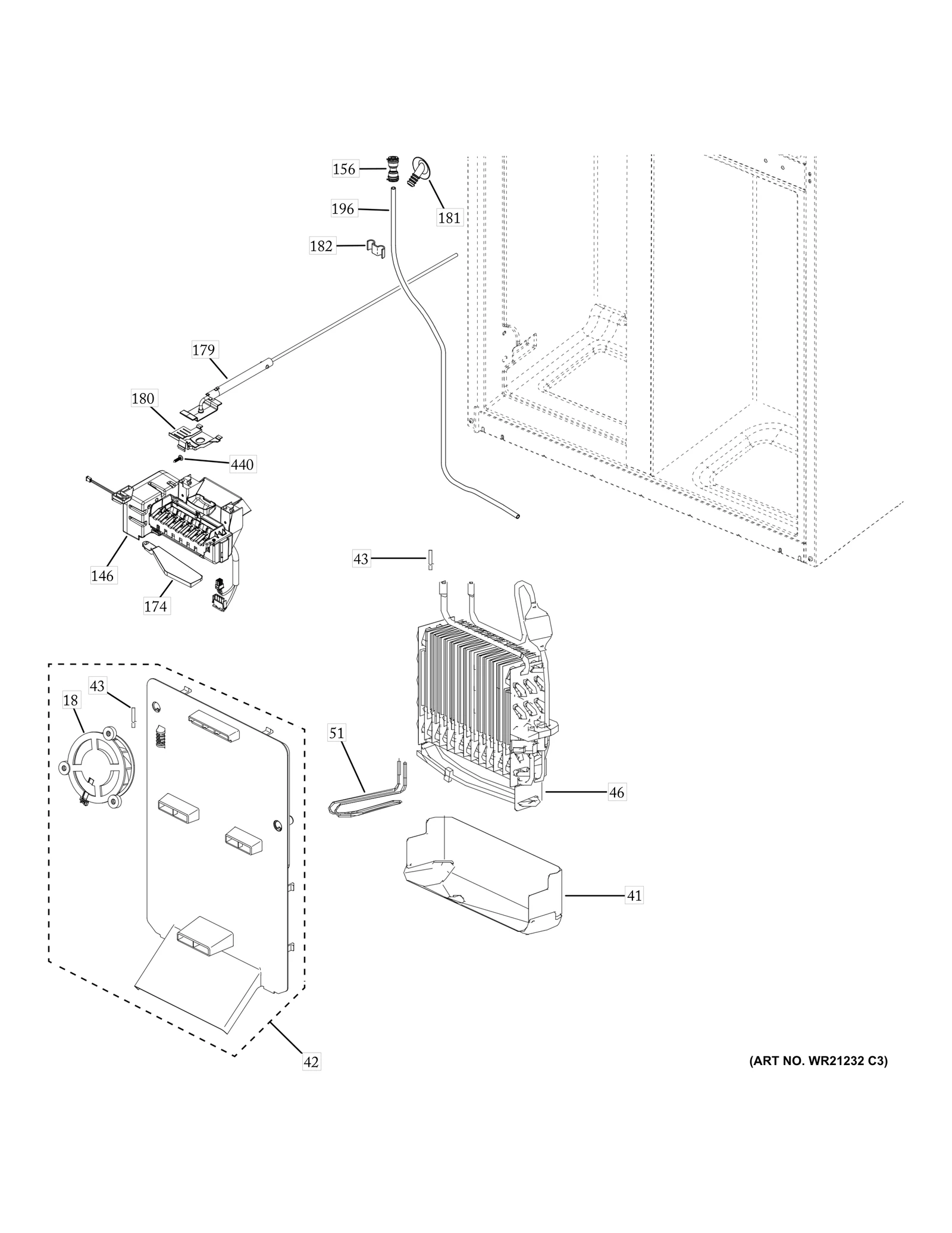 Evaporator Cover W/ Th