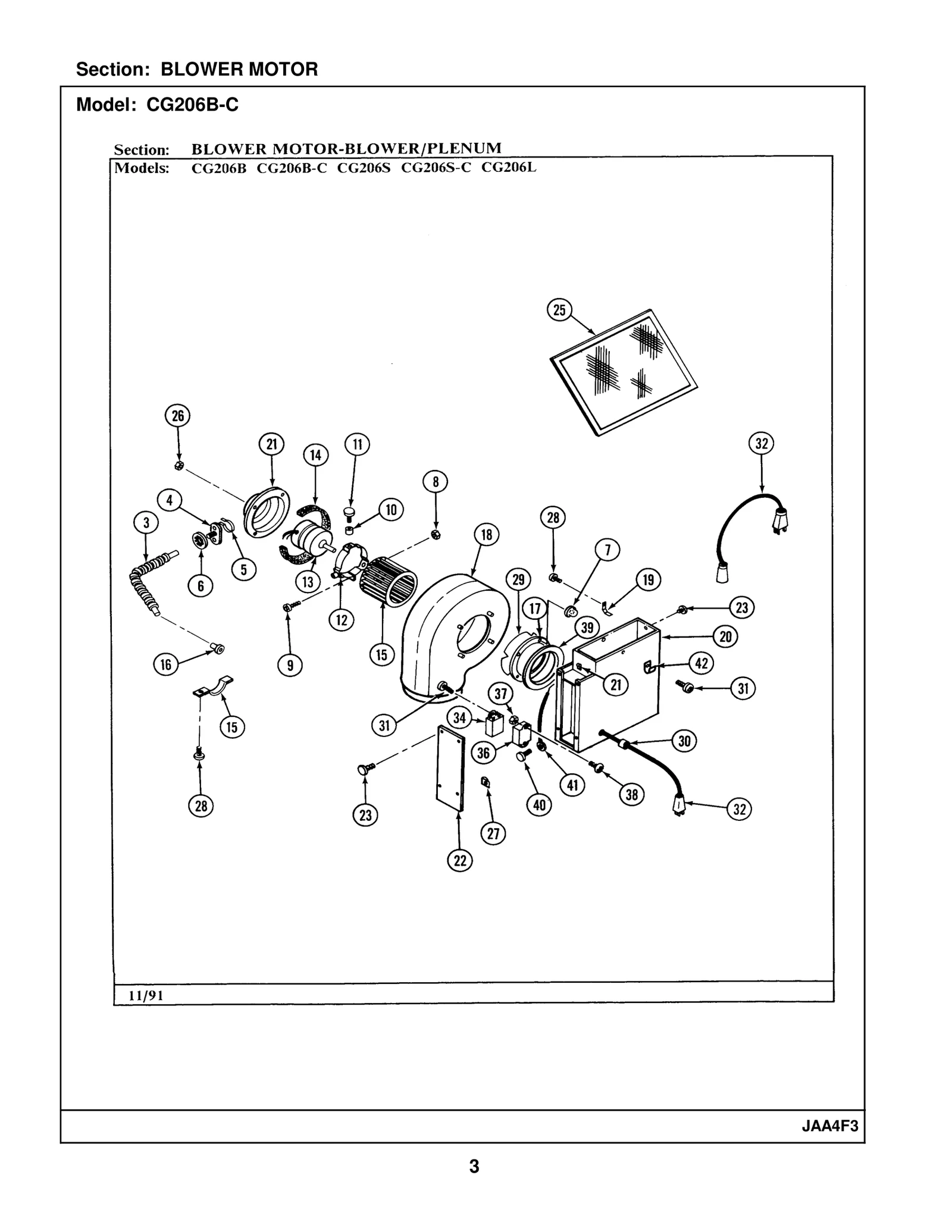 Motor cover assy