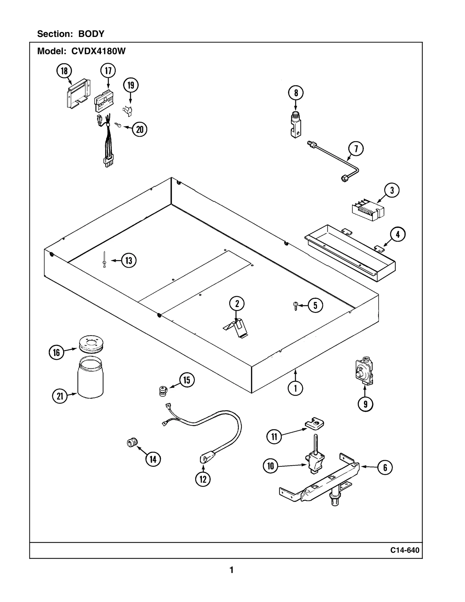 60 Surface Burner Orifice Holder