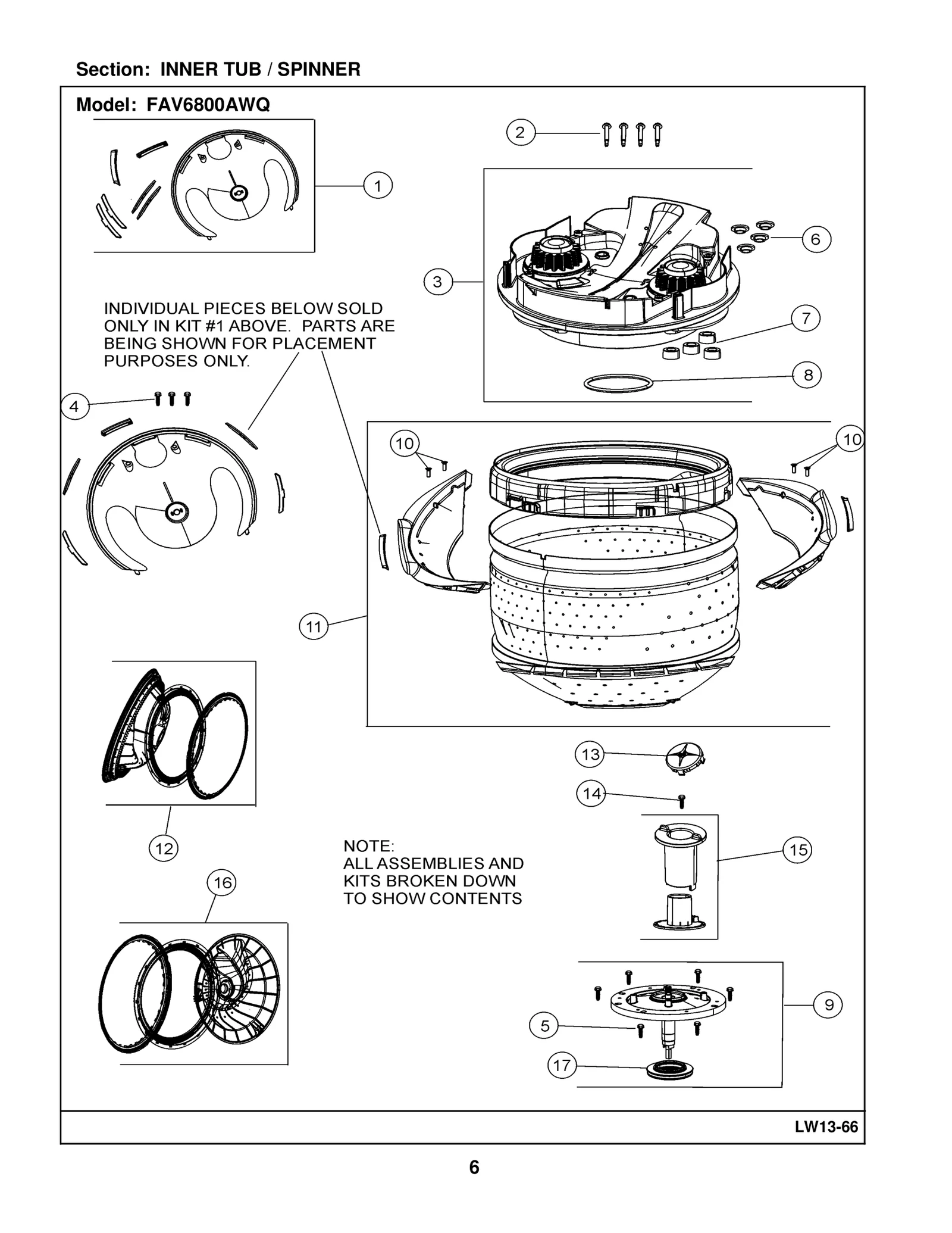 Inner Spinner Assembly