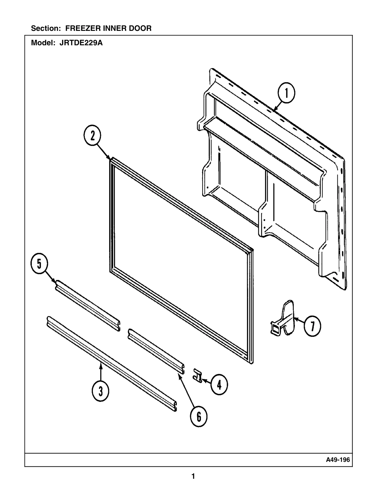108 Door Shelf Retainer Bar Cut to Fit