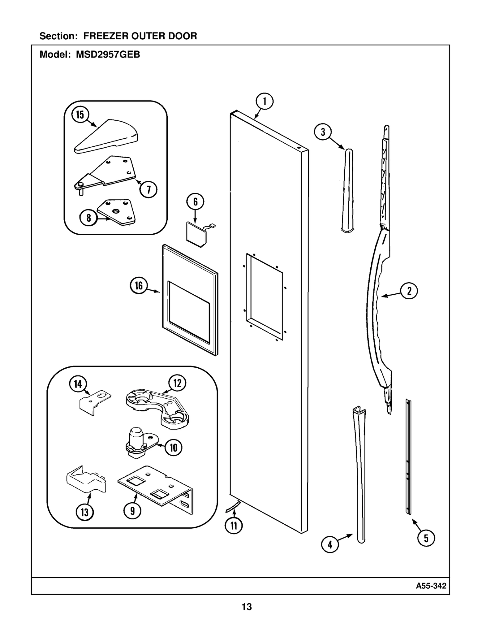 Lower Hinge Cover