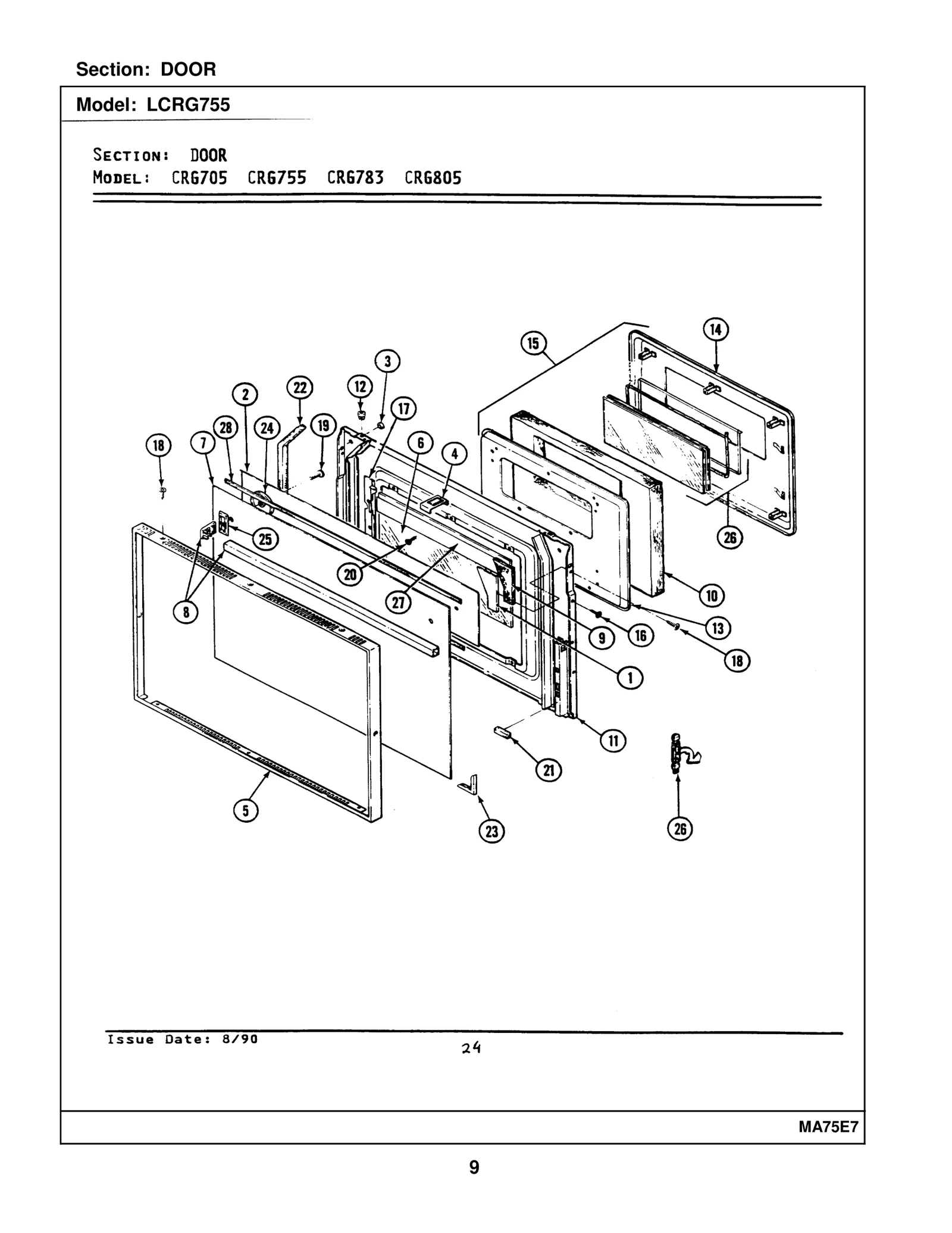 Outer Glass Assembly