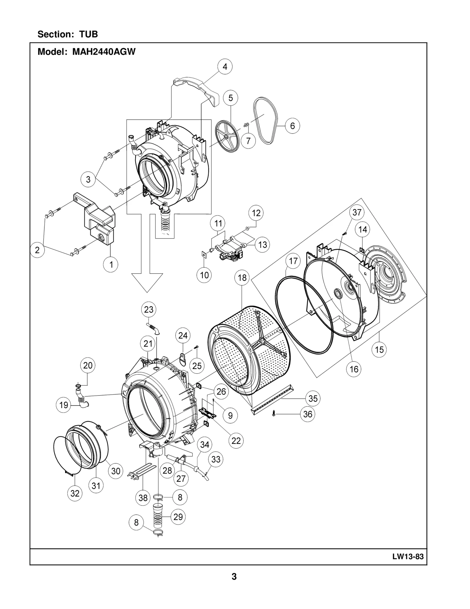 Baffle Screw