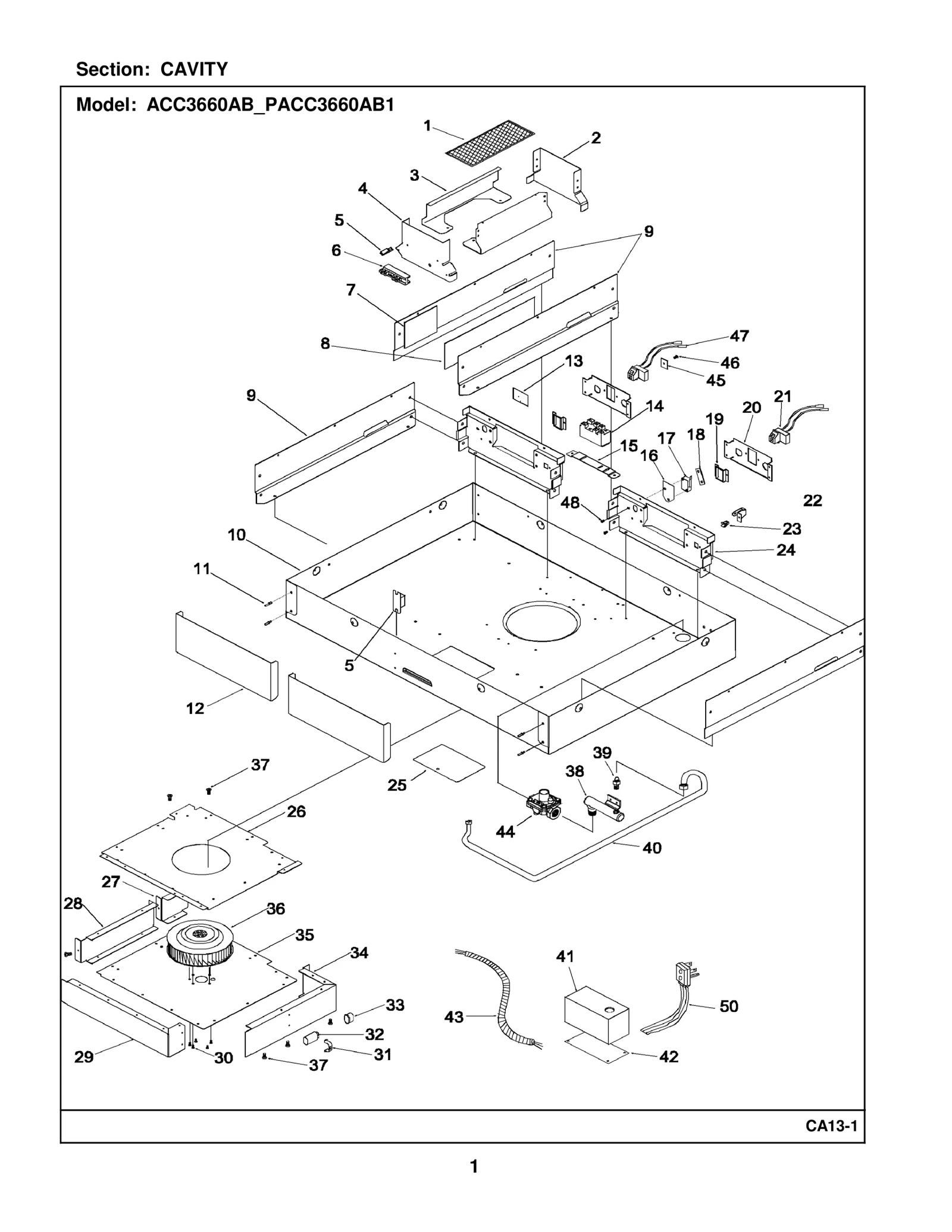 Fan/motor assembly