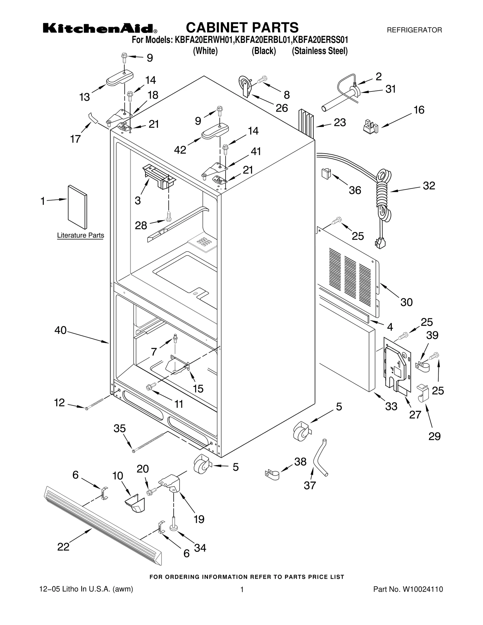 CABINET PARTS