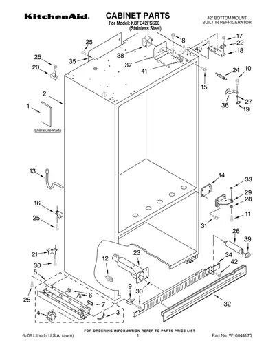 CABINET PARTS