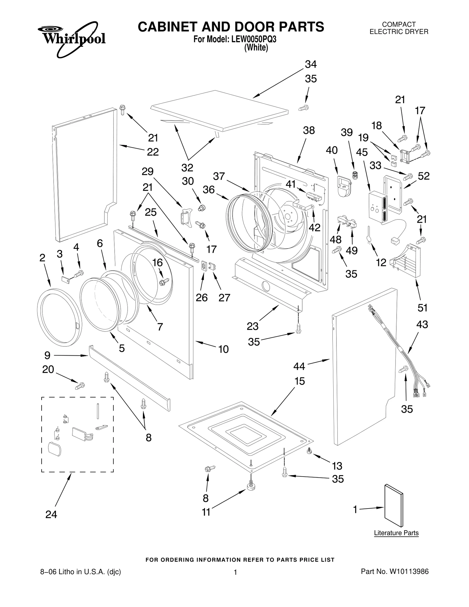 CABINET AND DOOR PARTS