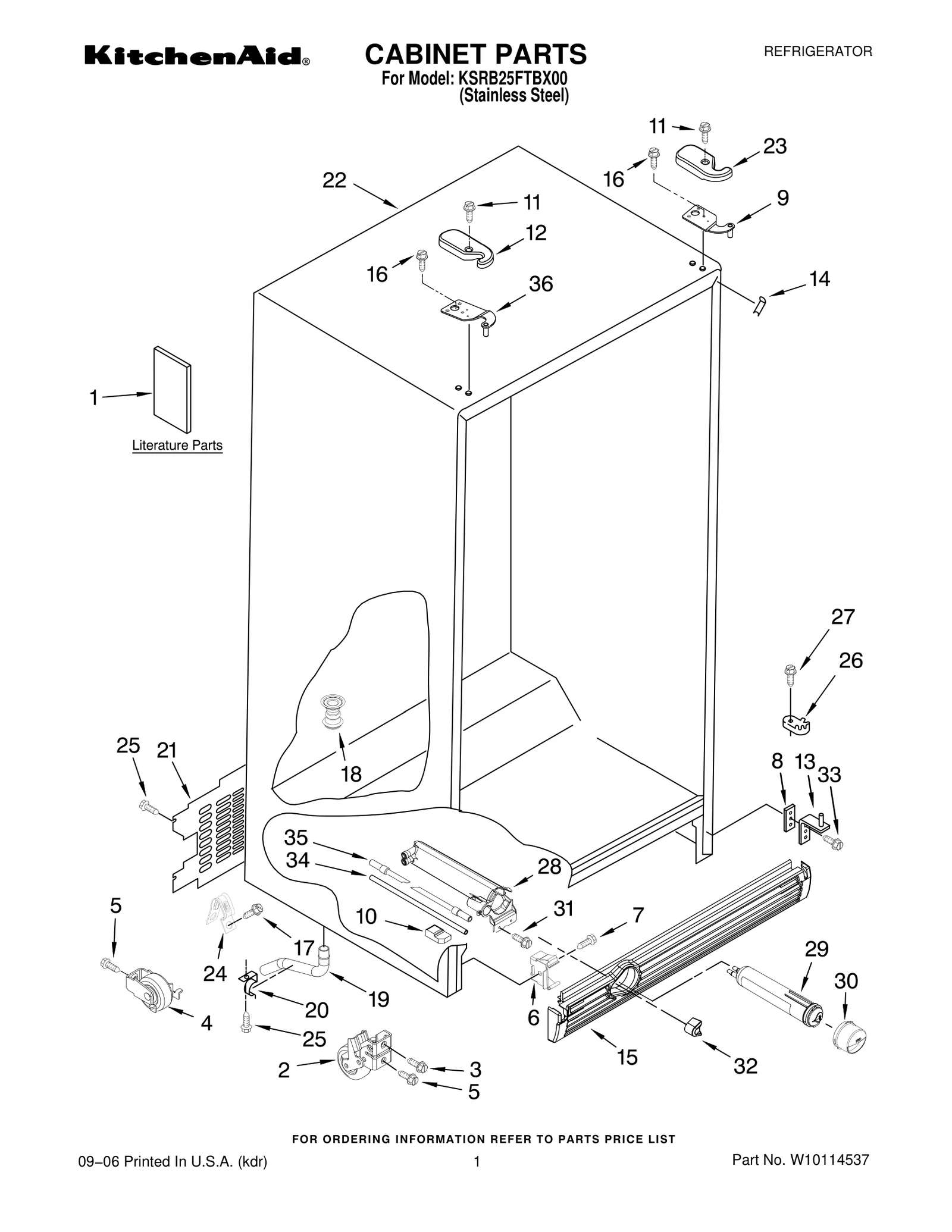 CABINET PARTS