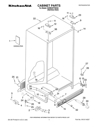 CABINET PARTS