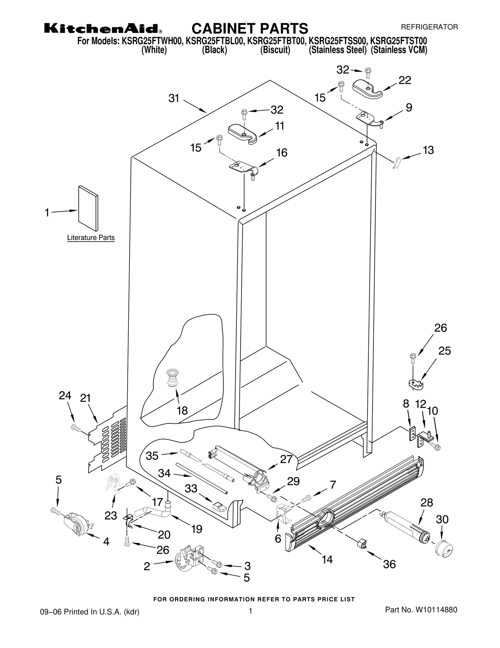 CABINET PARTS