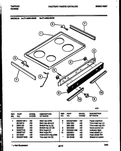 COOKTOP PARTS
