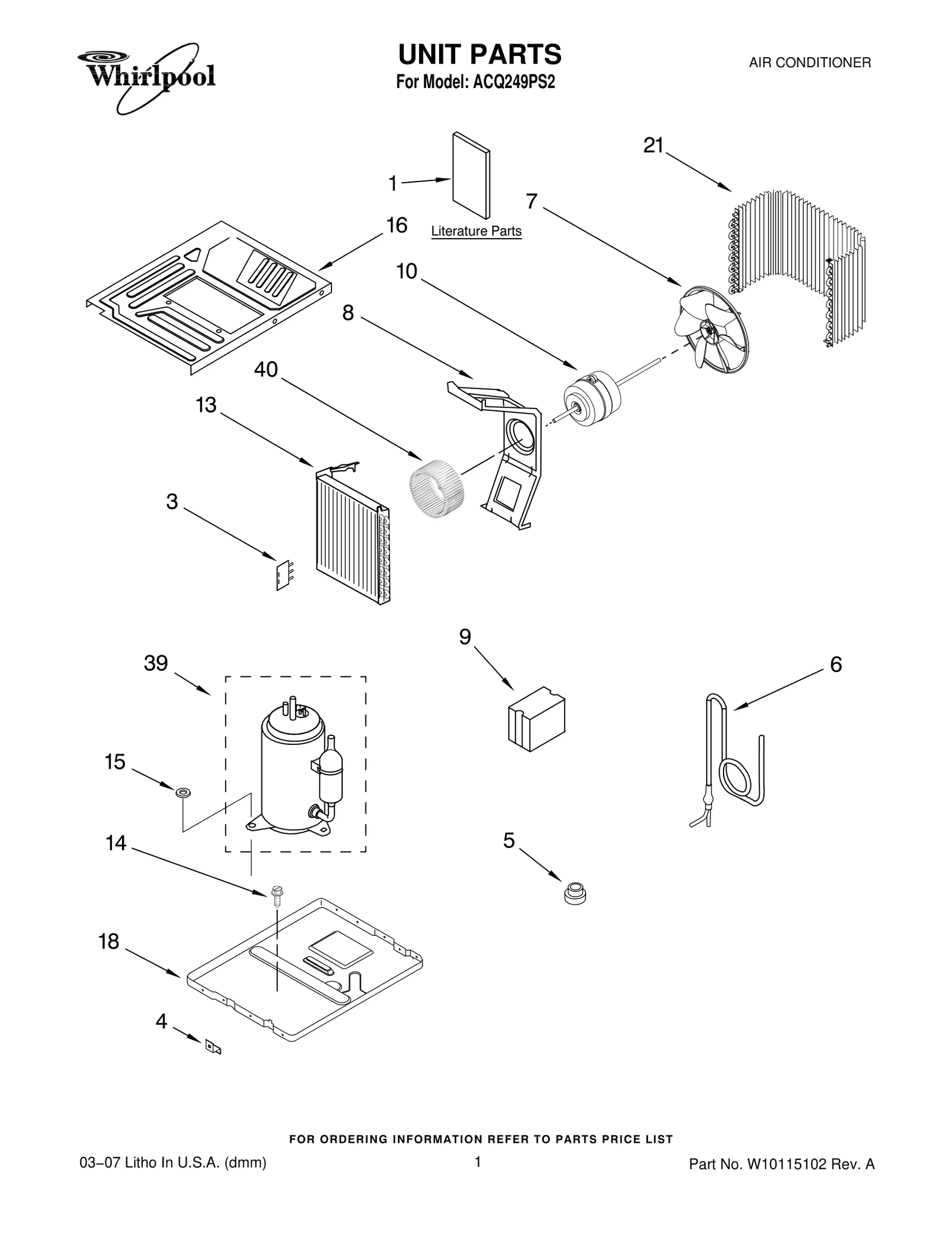 UNIT PARTS
