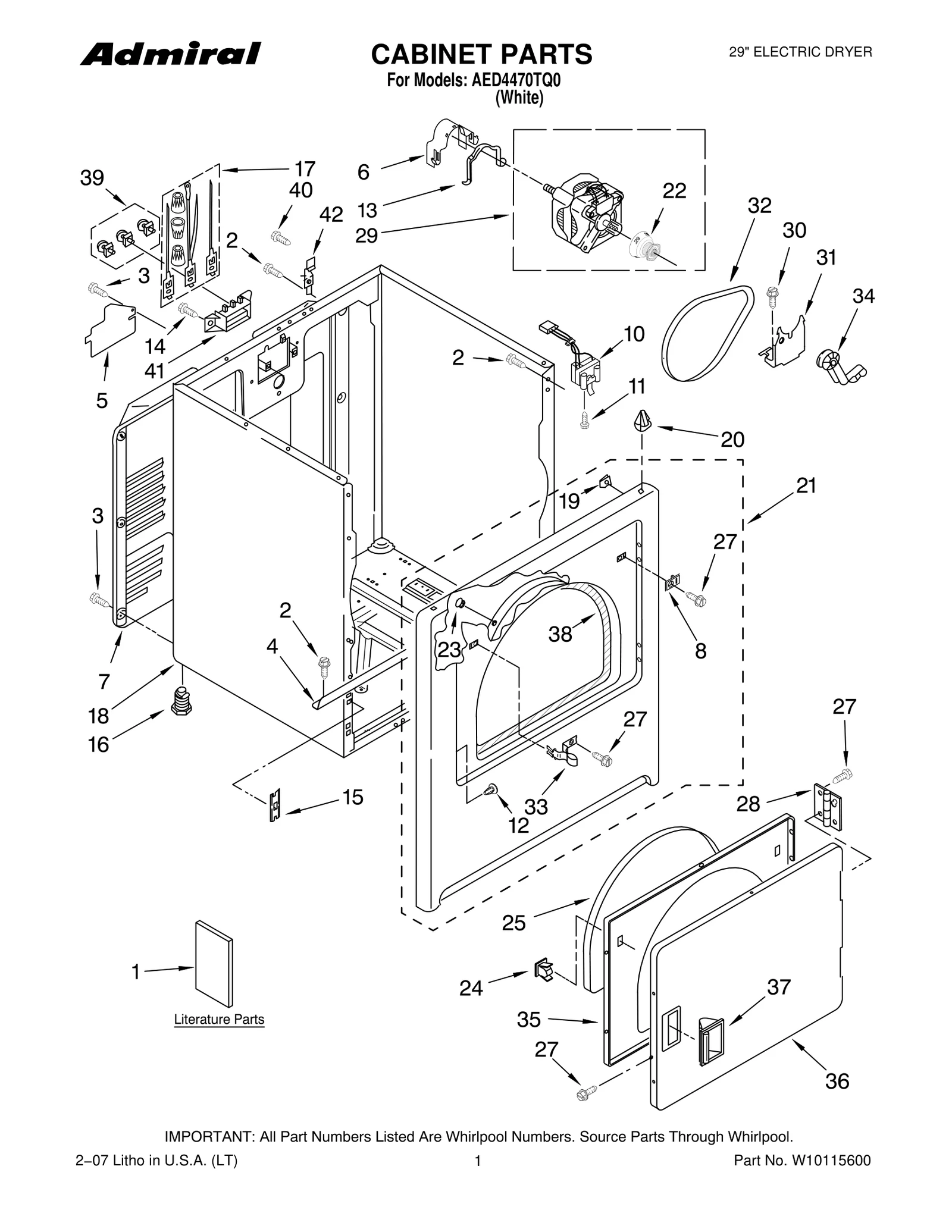 CABINET PARTS