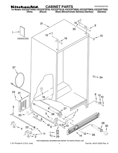 CABINET PARTS