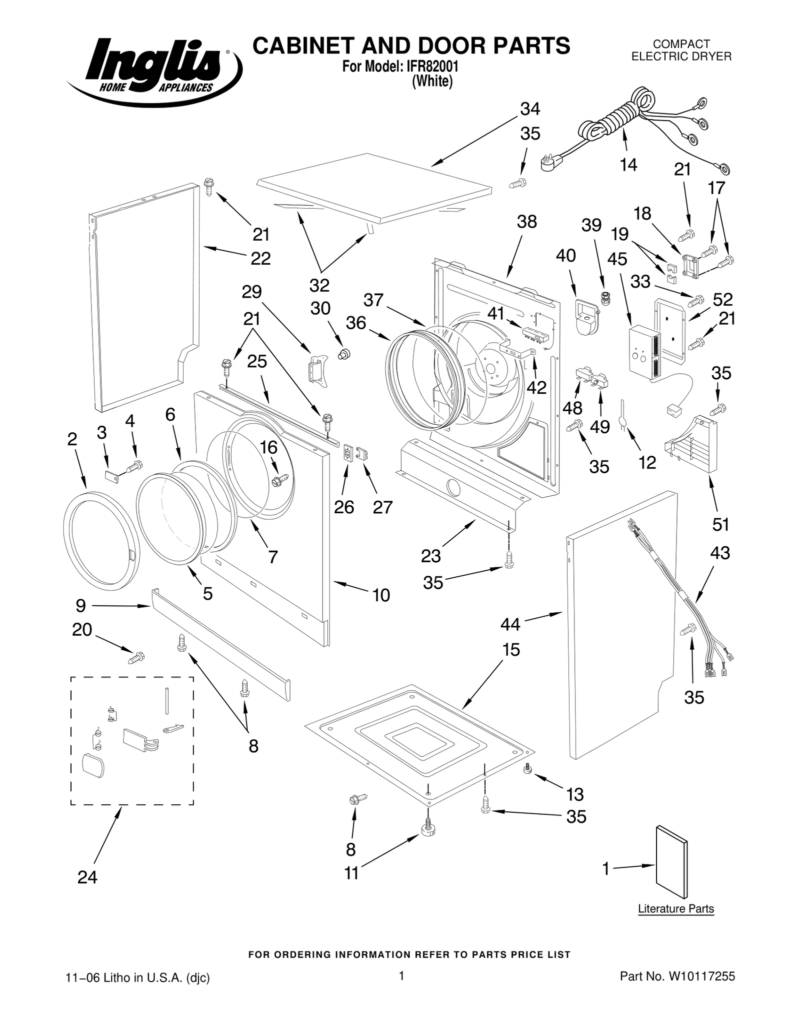 CABINET AND DOOR PARTS