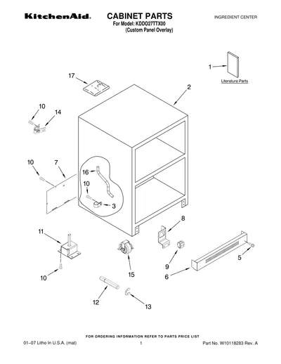 CABINET PARTS