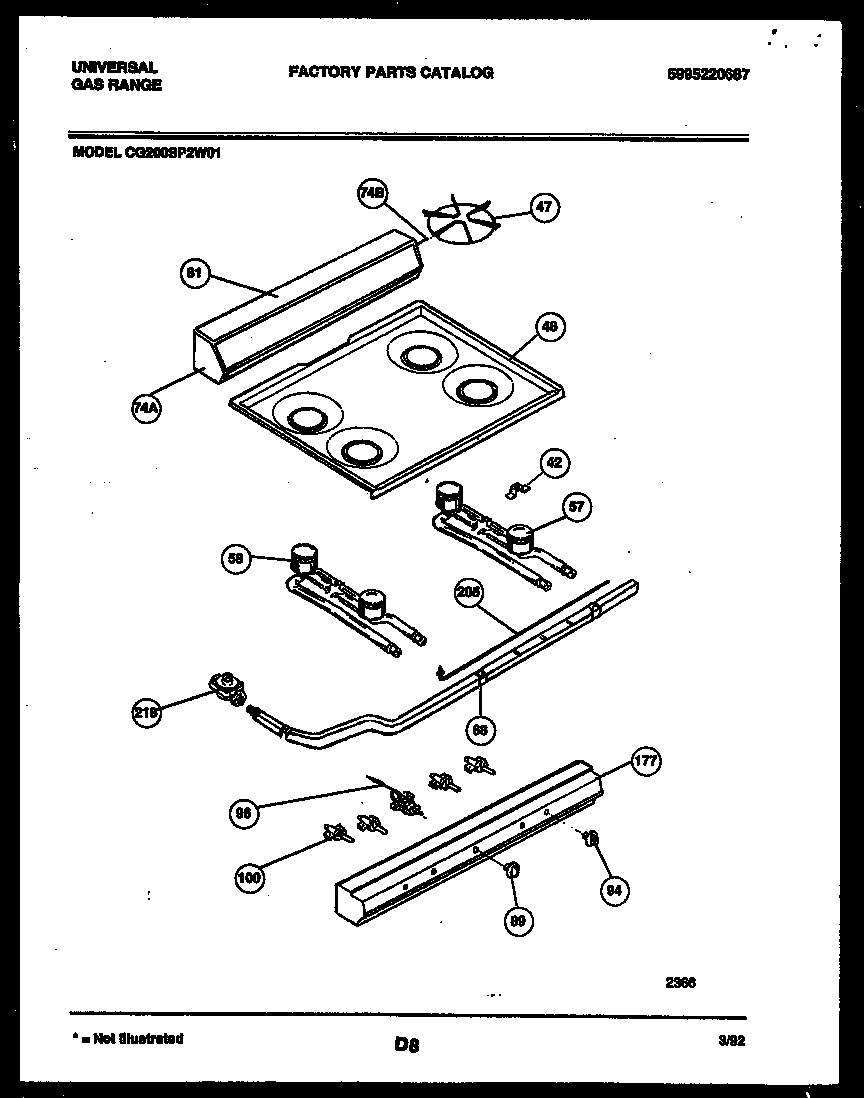 COOKTOP AND BURNER PARTS
