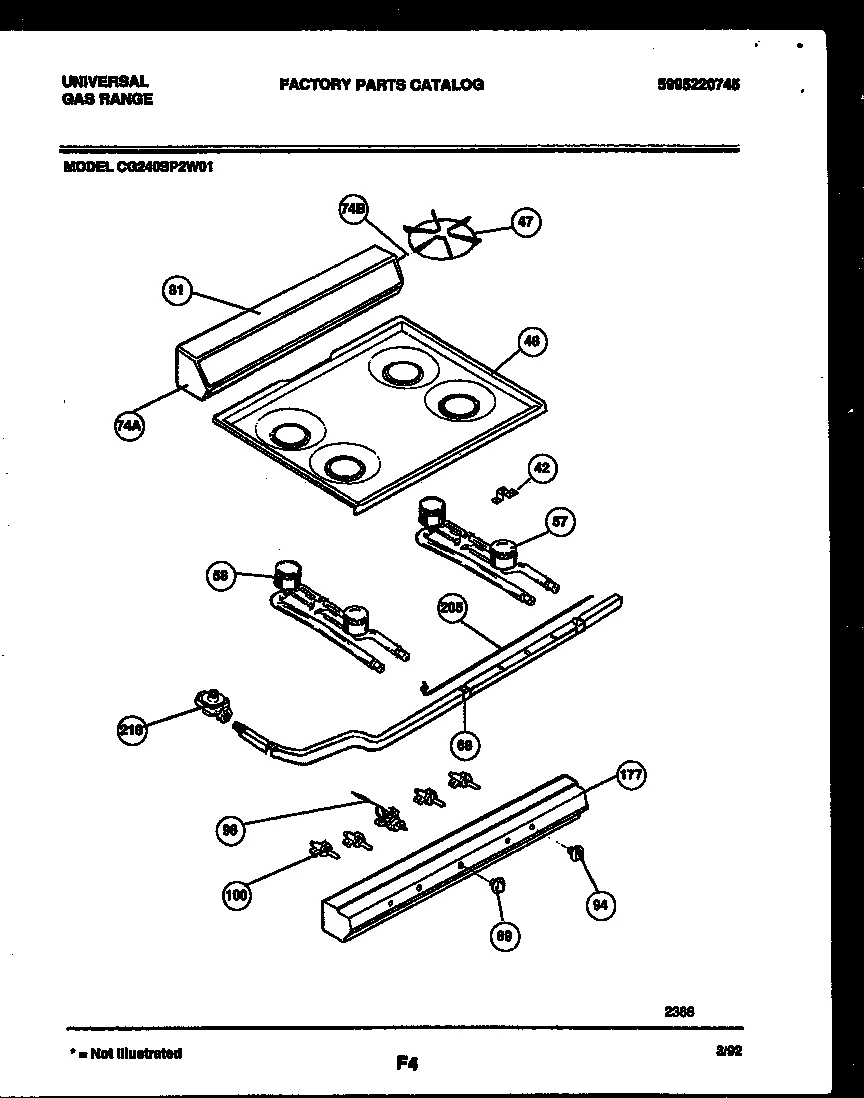 COOKTOP AND BURNER PARTS