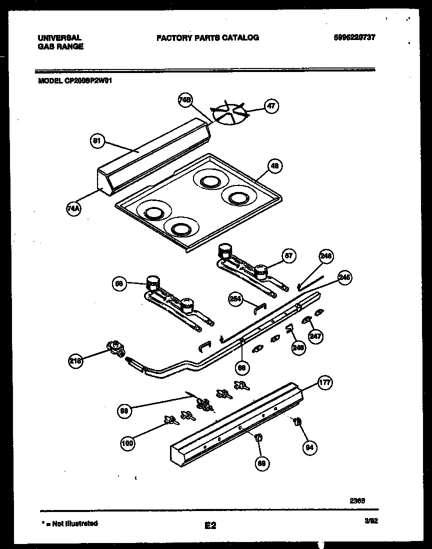 COOKTOP AND BURNER PARTS