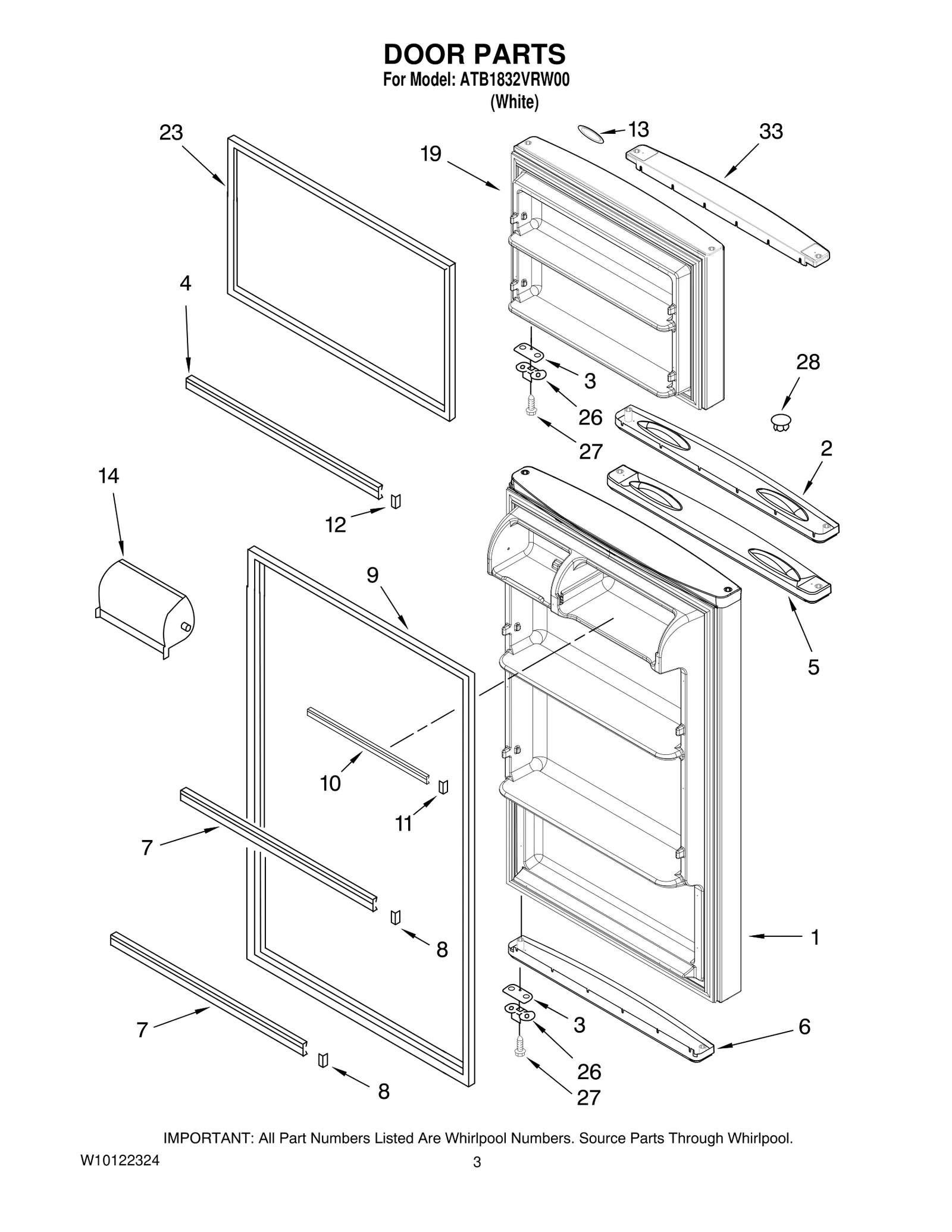 Door FIP White
