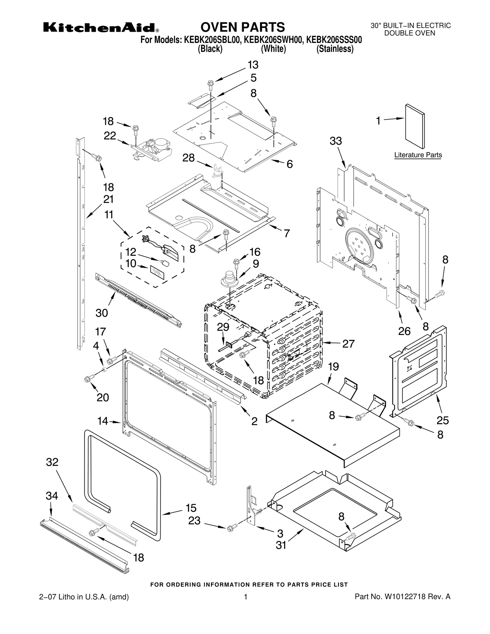 OVEN PARTS