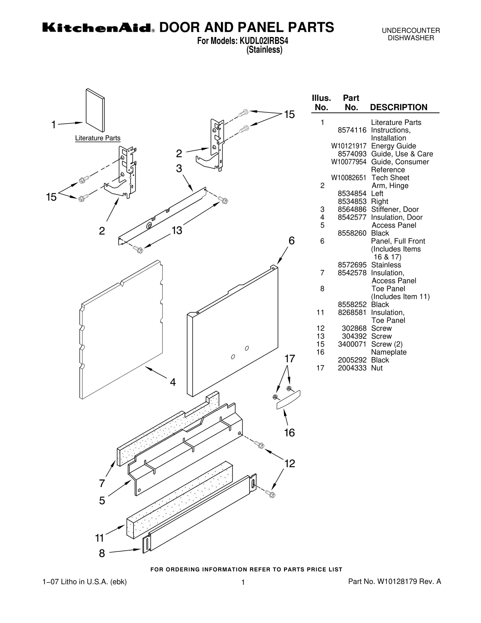 DOOR AND PANEL PARTS