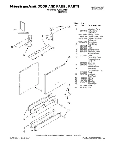DOOR AND PANEL PARTS