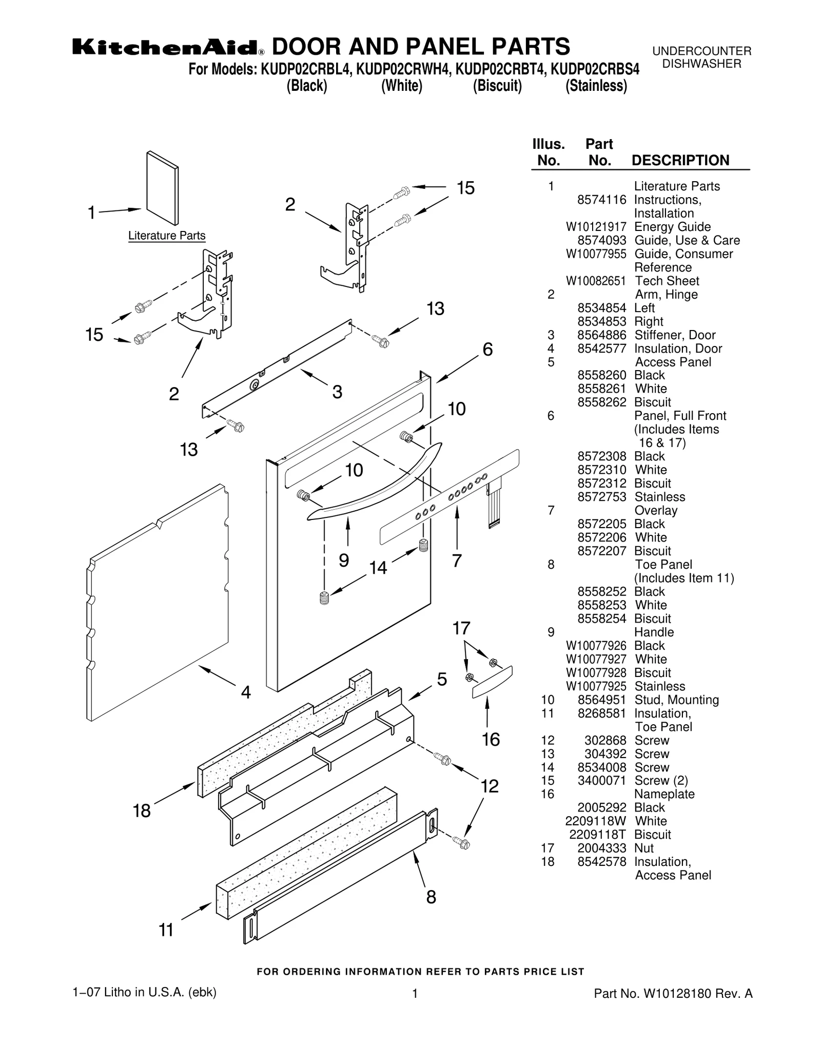 DOOR AND PANEL PARTS