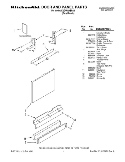 DOOR AND PANEL PARTS
