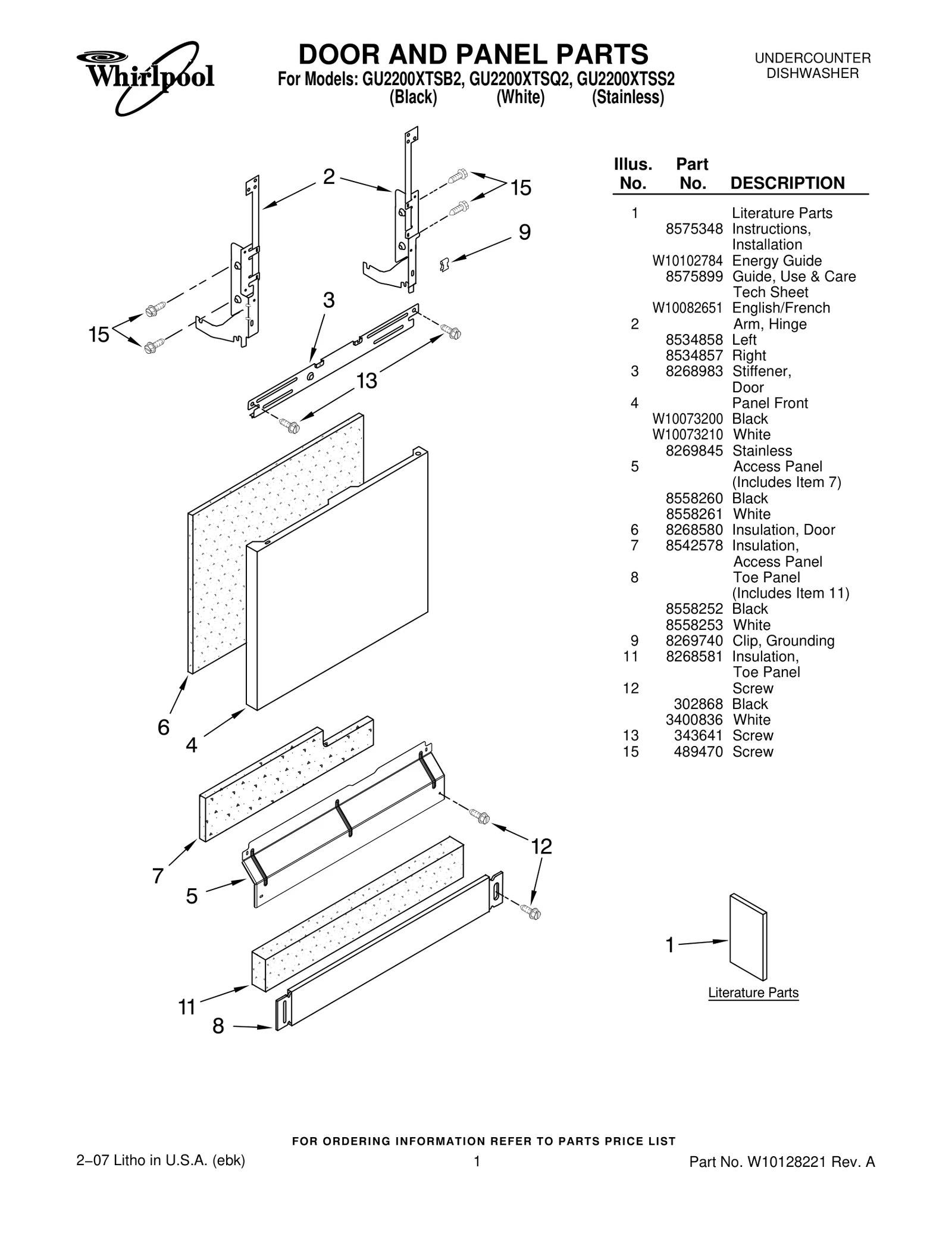 DOOR AND PANEL PARTS