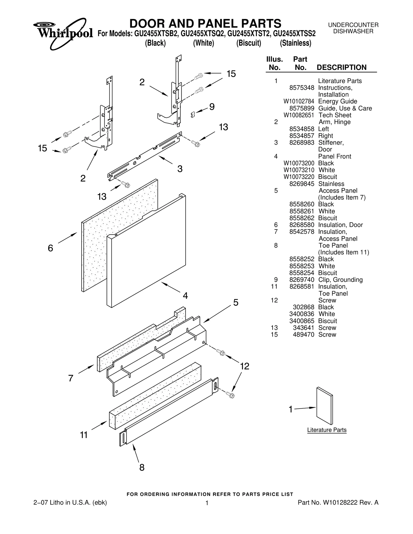 DOOR AND PANEL PARTS