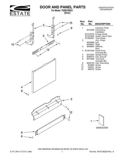 DOOR AND PANEL PARTS
