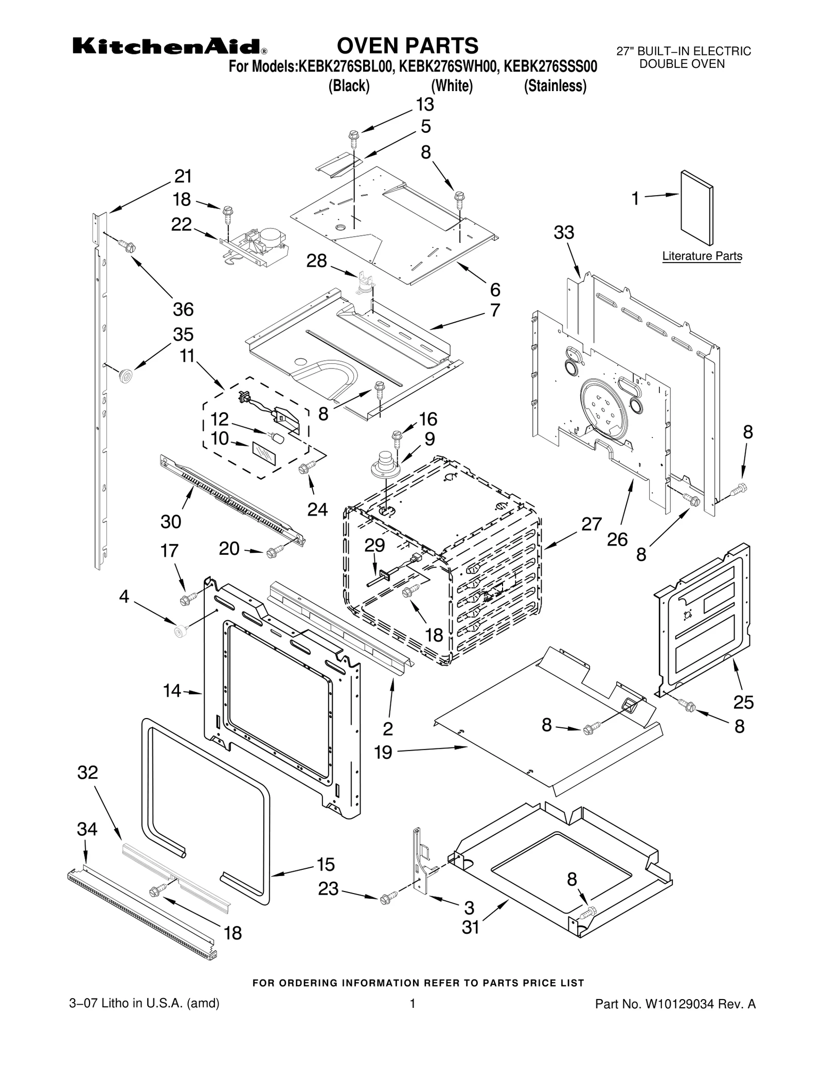 OVEN PARTS